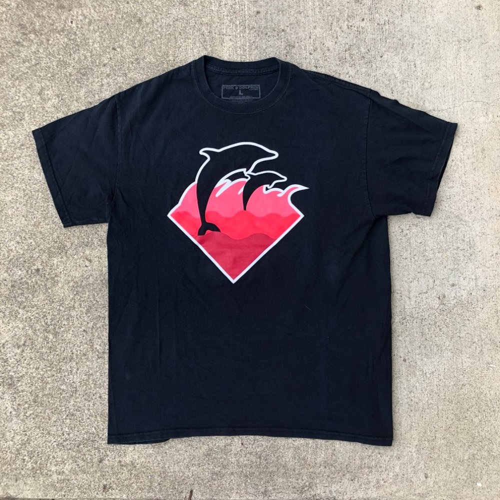 Pink + Dolphin Graphic Tee
